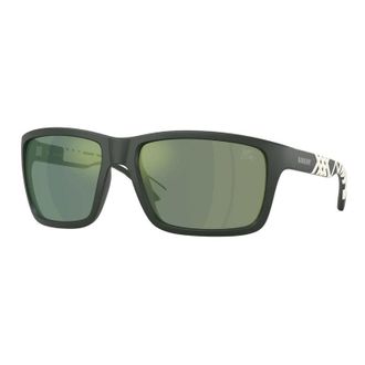 Burberry BE448342326R Square Full Rim Sunglasses - Green