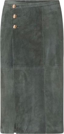 Liu Jo Rokken, Dames, Groen, XL, Midi Skirts