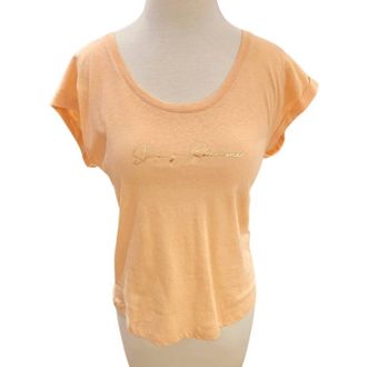 Esqualo Spring Shimmer T-Shirt In Peach