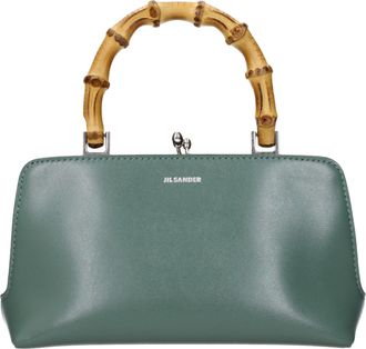 Jil Sander Green Leather Womens Handbag