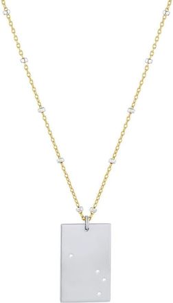 Set & Stones Zodiac Constellation Pendant Necklace in Silver - Aries at Nordstrom