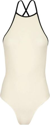 Lenny Niemeyer high-neck cross-back swimsuit - White