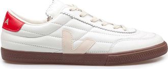 Veja Panker Sneakers in white and red leather