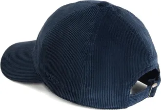 Woolrich Cappello da baseball a coste - Blu