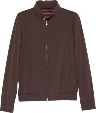 Brunello Cucinelli Bomber con zip - Marrone