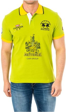 La Martina Polo Shirt - Heren - Polos - Groen - XS - Katoen - Tops
