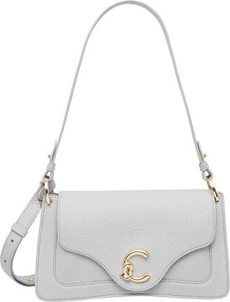 Coccinelle C-Me Schoudertas - Dames - Schoudertassen - Grijs - ONE Size - Leer - Tassen