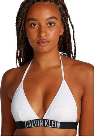 Calvin Klein Bikinitop met driehoekige cups voor dames (Briljant wit)