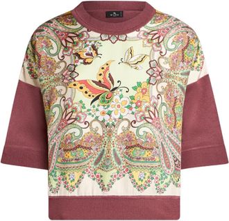 Etro T-shirt lavorata a maglia - Toni neutri
