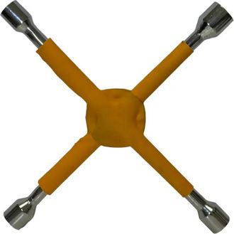 Trade Shop Trade Shop - Chiave A Croce Per Sostituzione Ruote Auto Macchina Con Protezione In Gomma Pvc