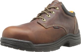 Timberland Mens Titan Oxford Alloy Safety Toe Industrial Casual Outdoor Boots, Dark Brown, 8 UK