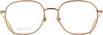 Gucci Metal Frame Eyeglasses - Gold