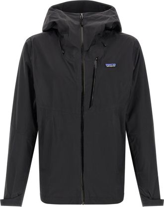 Patagonia Black Solid Hooded Jacket