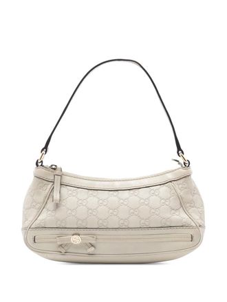 Gucci 2016-2025 Guccissima Mayfair shoulder bag - White