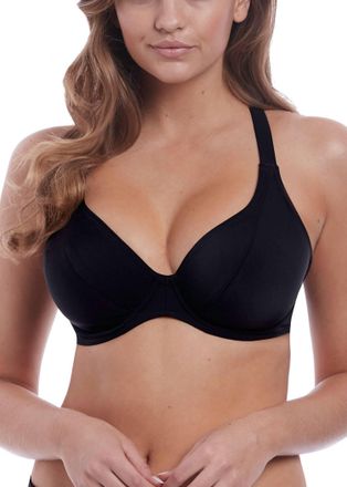 Freya Remix Banded Halter Bikini Top In Black