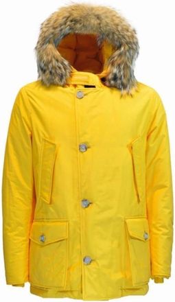 Woolrich Arctic Anorak Short Jacket - Heren - Winterjassen - Geel - M - Jassen