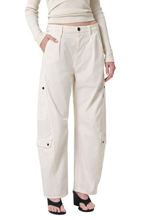 Citizens Of Humanity Flight Barrel Leg Pants in Plaster Cream at Nordstrom, Size 33