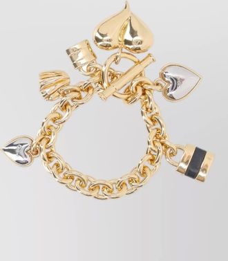 Chlo&eacute; heart charm bracelet