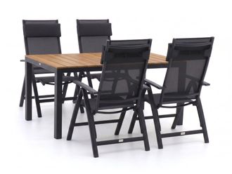 Bellagio la vita attrattiva Bellagio Avenza/Fidenza 160cm dining tuinset 5-delig verstelbaar