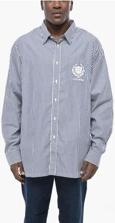 Givenchy Poplin Shirt COLLEGE with Awning Pattern size 38