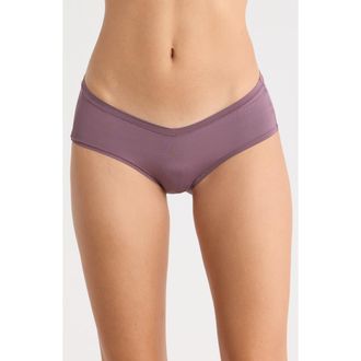 Florence By Mills Soft Flex Hipster Panties in Black Plum at Nordstrom Rack, Size Xx-Small