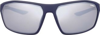 O'Neill Sport Mens Matte Navy Grey Silver Mirror Polarized ONS Breakwtr2.0 - Blue - One Size