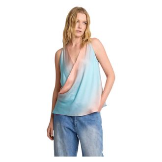 Kocca Sleeveless Tops, female, Multicolor, Size: XL Short Vest Top