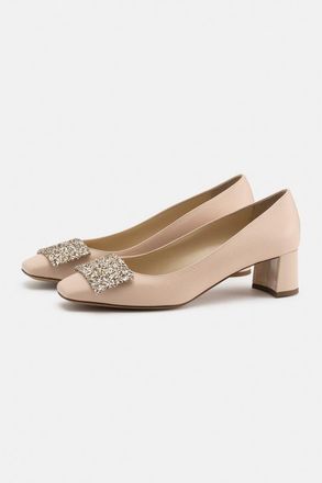 Bells & Becks Sofia Pump with Tab in Blush at Nordstrom, Size 40.5
