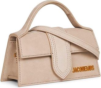Jacquemus Womens Handbag The Bambino Mini Beige Calf Leather Handbags Hand Bags