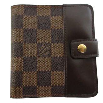 Louis Vuitton Pre-owned Wallets, female, Brown, Size: ONE SIZE Pre-owned Canvas wallets