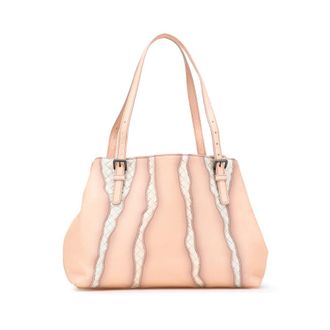 Bottega Veneta Pre-owned Bottega Veneta Medium Nappa Intrecciato Glimmer Tote B03721996N