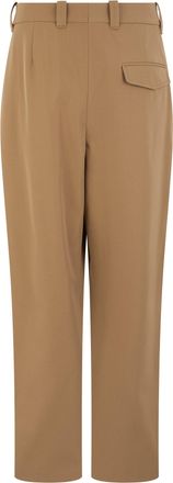 A.P.C. Mens Trousers, Beige Cotton Blend