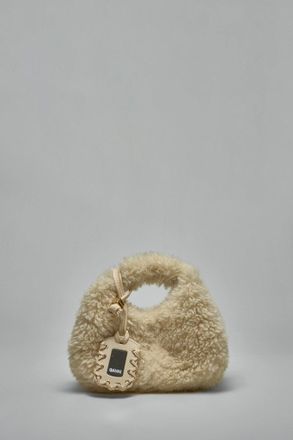 Ganni Hobo Mini Alternative Fur