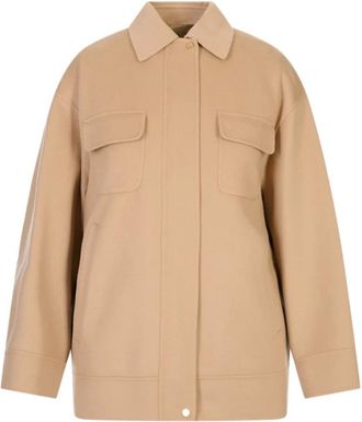 Max Mara Disco Coat - female - Max Mara Studio - Light Jackets - Brown - 2XS - Jackets