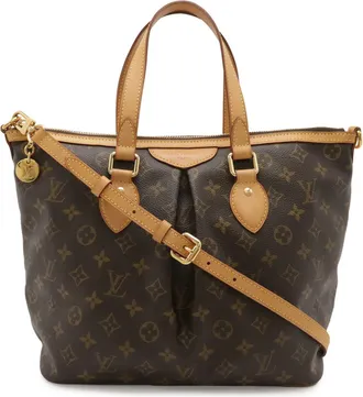 Louis Vuitton Brown Monogram Canvas Pvc Coated Canvas Handbag Shoulder Bag Tote Bag (Pre-Owned)