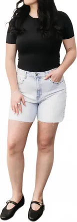 Habitual Baggy Studded Short In Glacier