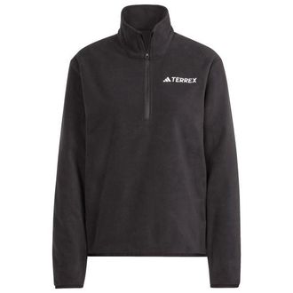 ADIDAS TERREX MT Half Zip Fleece Fleecejacke f&uuml;r Damen | schwarz