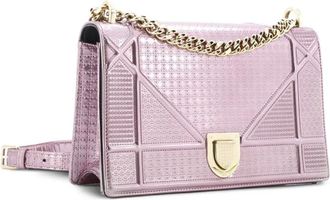 Dior Diorama Flap Bag Cannage Embossed Calfskin Medium shoulder bag - Roze