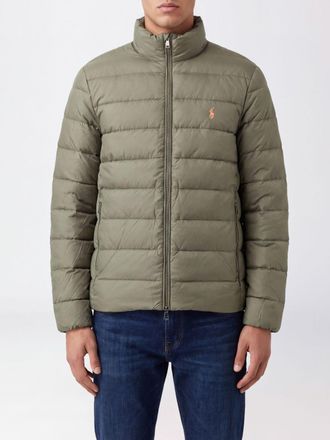 Polo Ralph Lauren Giubbotto bomber trapuntato in nylon con collo alto e logo Pony