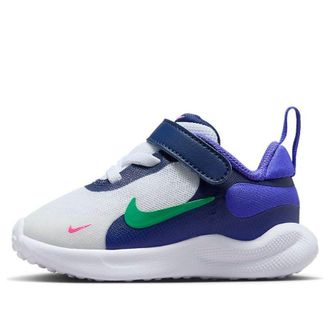 Nike (TD) Nike Revolution 7 Midnight Navy Stadium Green FB7691-101