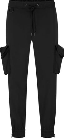 HUGO BOSS Mens Khaby Solid Patterned Cargo Pants in Black - Size 28W/32L