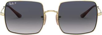 Ray-Ban Rb 1971 Oversize Square Zonnebrillen - unisex - Zonnebrillen - Geel - 54 MM - Accessoires
