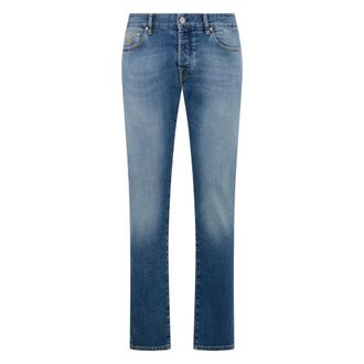 Moorer Straight Jeans, male, Blue, Size: W28 Pavel-Dc107