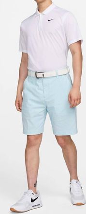 Nike Mens Tour 20Cm Chino Golf Shorts In White/blue Striped