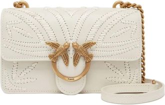 Pinko Pinko, Dames, Tassen, Beige, Maat: ONE Size