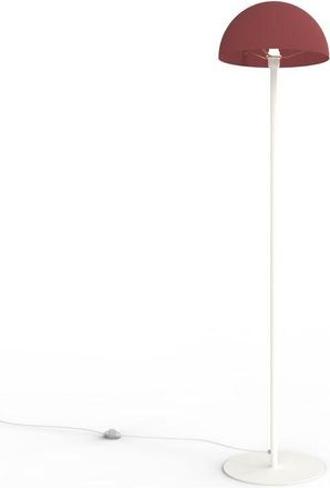 Lumicom Cassis Piantana, 1XE27, max 42W, metallo, cowhide red/traffic white, D40cm H160cm - Lumicom