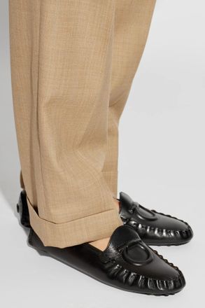 Ferragamo Danel Loafers, Womens, Black