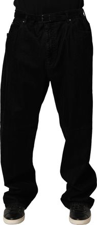 Dolce & Gabbana Wide-Leg Relaxed Denim Jeans - Black
