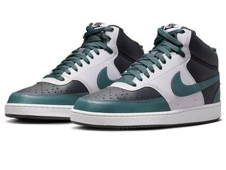 Nike Court Vision Mid Mens Shoes Anthracite/Mineral Slate/Photon Dust : 12.5 D - Medium, Faux Leather