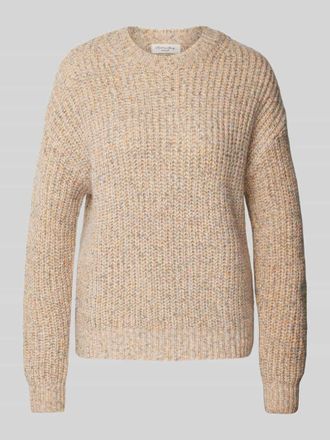 Christian Berg Strickpullover mit Rundhalsausschnitt in Beige, Größe XS